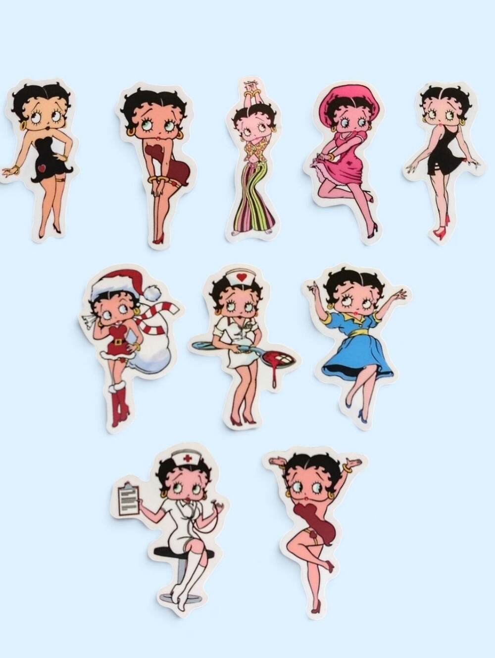 Betty Boop Assorted Color - Vintage Cartoon Stickers